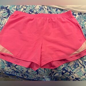 Lilly Pulitzer pink luxletic shorts